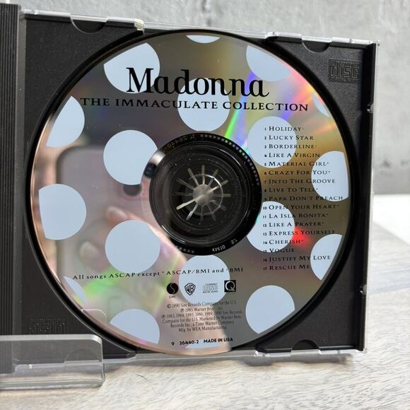 The Immaculate Collection by Madonna (CD, 1990) - Picture 4 of 5